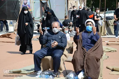 عزداری تاسوعای حسینی در مصلی حضرت امام (ره) تبریز‎‎