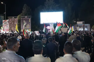 اجتماع مردم ملایر در محکومیت جنایت های رژیم صهیونیستی ‎