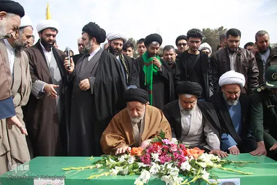 تشییع شهید مدافع حرم "سید قدرت موسوی" در سمنان