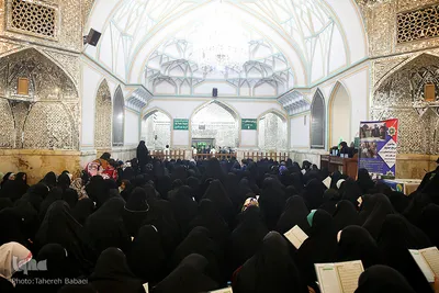 غبارروبی حرم حضرت عبدالعظیم حسنی(ع)