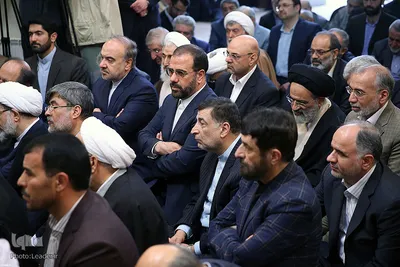دیدار جمعی از مسئولان ارشد نظام با مقام معظم رهبری