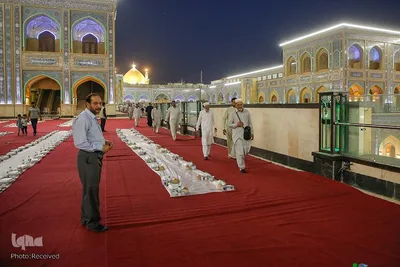 افطار حرم امام علی