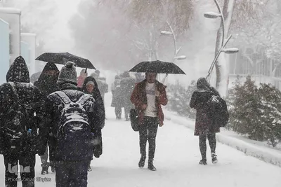 بارش سنگین برف در تبریز‎