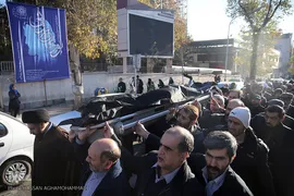 مراسم تشییع پیکر مرحوم استاد حبیب الله چایچیان(حسان)