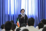 دیدار دانش‌آموزان بسیجی با نماینده ولی‎فقیه در خراسان جنوبی