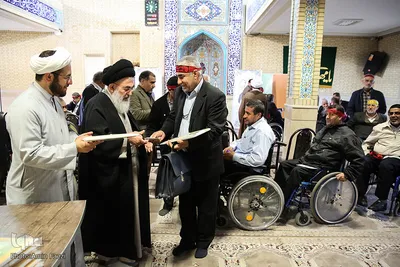 گردهمایی جانبازان دفاع مقدس‎ با حضور آیت الله دستغیب
