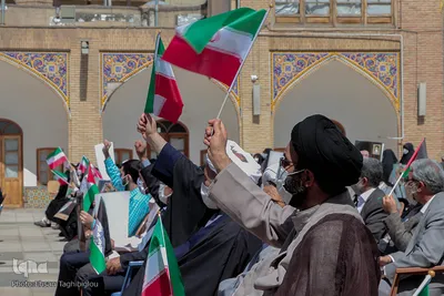 تجمع طلاب و دانشجویان زنجان در حمایت از فلسطین