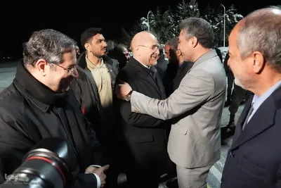 رئیس مجلس وارد ارومیه شد‎