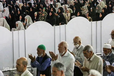 نماز عید سعید قربان در حرم حضرت عبدالعظيم(ع)
