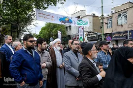 راهپیمایی روز قدس در قزوین