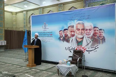 آیین چهارمین سالگرد شهادت شهید سپهبد حاج قاسم سلیمانی در دانشگاه تبریز‎