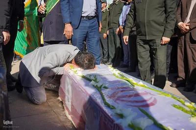 تشییع پیکر مطهر سرهنگ شهید احسان بخشنده در شیراز