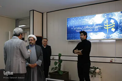 بازدید حجت الاسلام مهدی شیخ، عضو کمیسیون فرهنگی مجلس از ایکنا