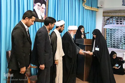 دیدار دانش آموزان با نماینده معزز ولي فقيه در خراسان جنوبی
