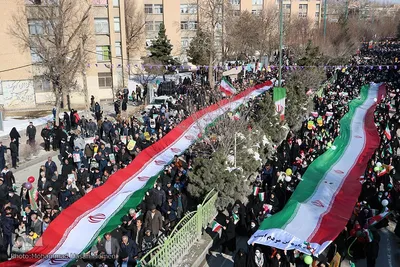راهپیمایی 22 بهمن همدان