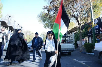 راهپیمایی حمایت از کودکان و مردم مظلوم غزه در تبریز‎