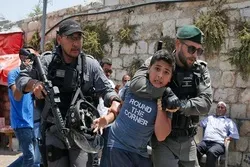 Kids Detained by Zionist Forces for Raising Palestinian Flag at Al-Aqsa