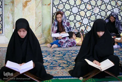 آیین جزء خواني قرآن‌کریم در آستان امامزاده عبدالله(ع)شهرری