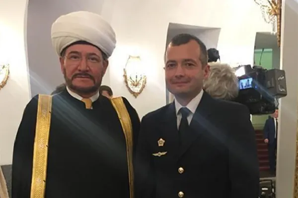 Встреча председателя ДУМ РФ с Дамиром Юсуповым и его коллегой Георгием Мурзиным