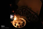 آیین شمع گردانی شب عاشورا در روستای بهدان⁩