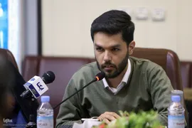سروش ابوالفتحی؛ مدیر مؤسسه «مشکات» در نشست سهم جامعه قرآنی در مشاکت پرشور