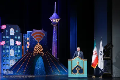 سید عباس صالحی، وزير فرهنگ و ارشاد اسلامی در اختتامیه یازدهمین جشنواره رسانه‌های دیجیتال