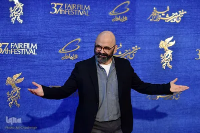 حبیب رضایی، بازیگر فیلم «سرخ پوست» در  هشتمین روز سی‌وهفتمین جشنواره فیلم فجر
