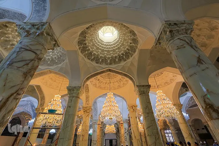 صحن حضرت زهرا(س) در آستان مقدس علوی افتتاح شد