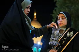 آئین شام غریبان امام رضا(ع) در حرم مطهر شاهچراغ(ع)