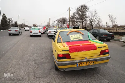 کاروان شادی خودرویی گل نرگس در تبریز‎‎