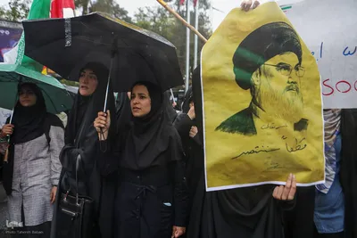 تجمع ضدصهیونیستی دانشجویان دانشگاه تهران