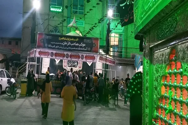 برپایی موکب صاحب الزمان در شهرستان گلوگاه