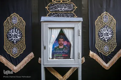 وداع با پیکر مطهر شهید مدافع حرم عباس آسمیه در معراج شهدا
