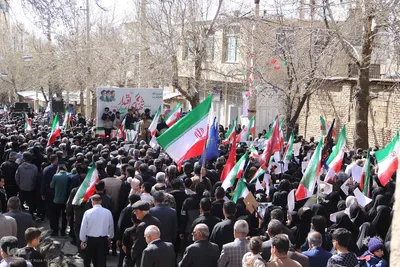 تشییع پیکرهای مطهر ۶ شهید اقتدار ملی در سپیدان فارس