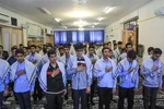 دیدار دانش‌آموزان بسیجی با نماینده ولی‎فقیه در خراسان جنوبی