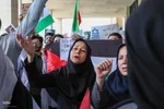 تجمع پرشور دانشگاهیان علوم پزشکی شیراز در محکومیت جنایات رژیم صهیونیستی‎