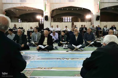 آیین جزء خوانی قرآن در مصلی امام خمینی تبریز‎