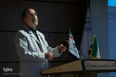 حسن بلخاری، عضو هیئت علمی دانشگاه تهران در نشست توسعه اقتصاد صنایع خلاق فرهنگی