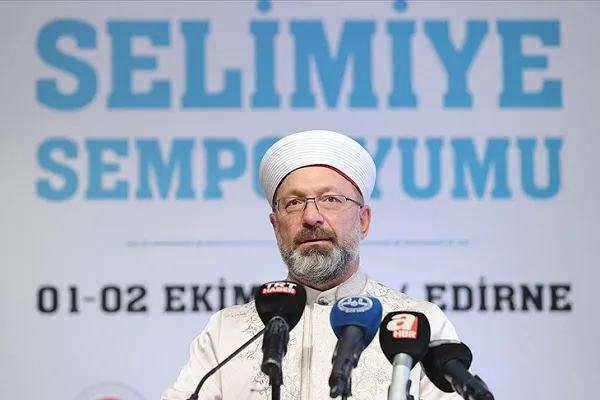 Erbaş: Cami mimarisi standartları projemiz elhamdülillah tamamlanmış durumda