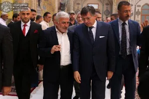 İtaliyanın İraqdakı səfiri İmam Əlinin (ə) hərəmini ziyarət etdi