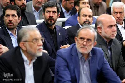 دیدار جمعی از اساتید دانشگاه‌ها با رهبرمعظم انقلاب