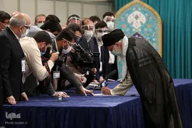 حضور رهبر معظم انقلاب در انتخابات ۱۴۰۰