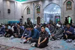 دیدارعوامل اجرایی سی و هشتمین جشنواره ملی قرآن با پدر شهید آیت‌الله آل‌هاشم‎