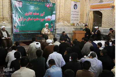 مراسم عمامه‌گذاری طلاب حوزه‌ علمیه استان مرکزی - اراک/عکاس:طاها نظیری