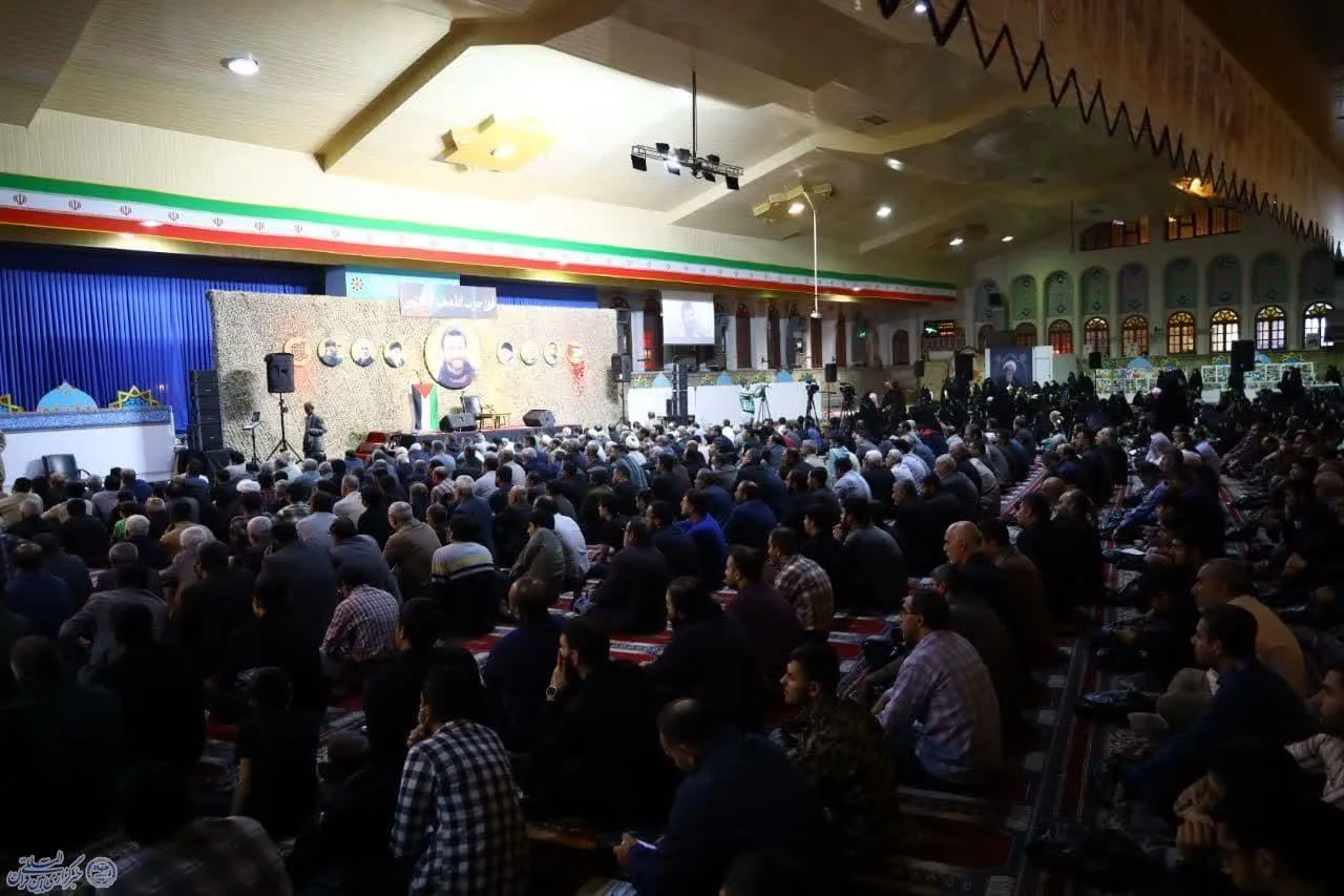 یادواره شهید مدافع حرم « حاج محمود رادمهر» در مصلی امام خمینی(ره) ساری