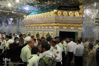 ادای احترام فراجا فارس به مقام حضرت شاهچراغ(ع)