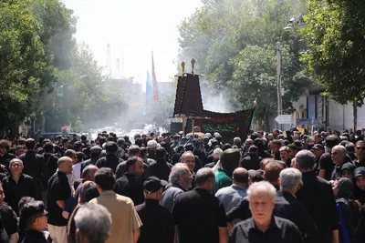 راهپیمایی جاماندگان اربعین در اردبیل
