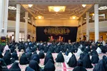 قرائت خطبه فدکیه و عرض تسلیت هیات مذهبی به حضرت شاهچراغ (ع)