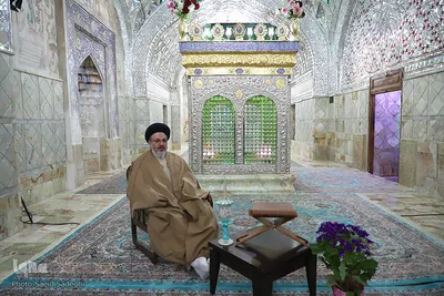 مراسم تحویل سال نو در آستان سیدحمزه(ع) تبریز