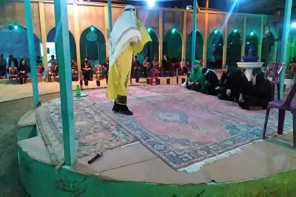 پنجمین روز سوگواره تعزیه «غریب» نور